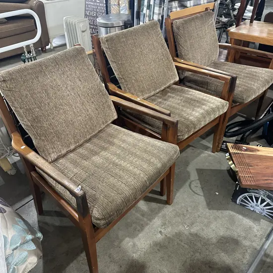 3 60s chairs