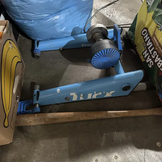 Bike exercycle stand and bat
