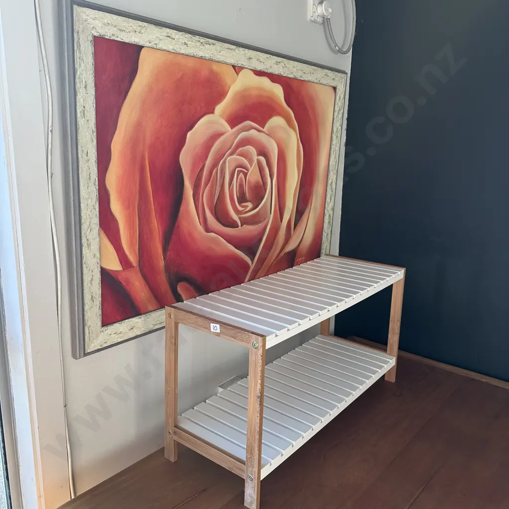 Painting, shoe rack and heater Image 1++