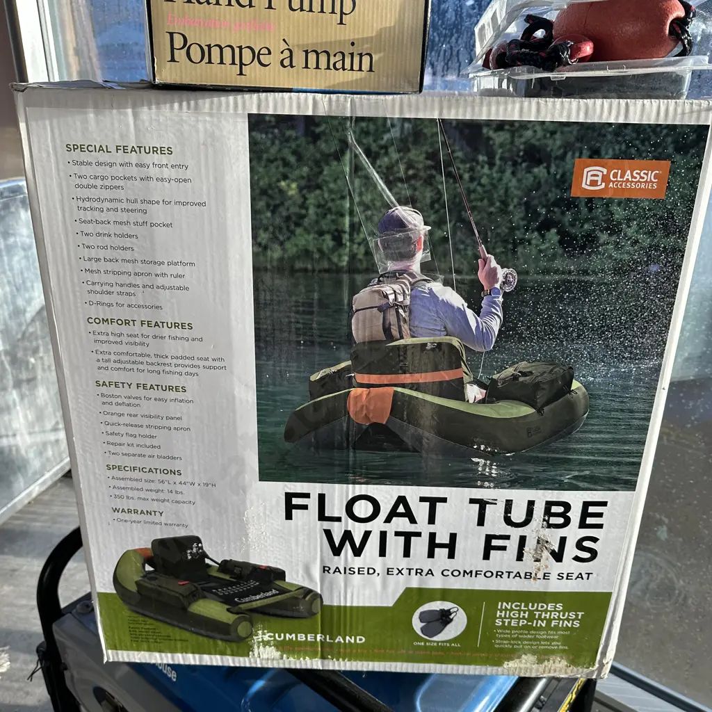 Fishing raft with pump and anchour Image 1++