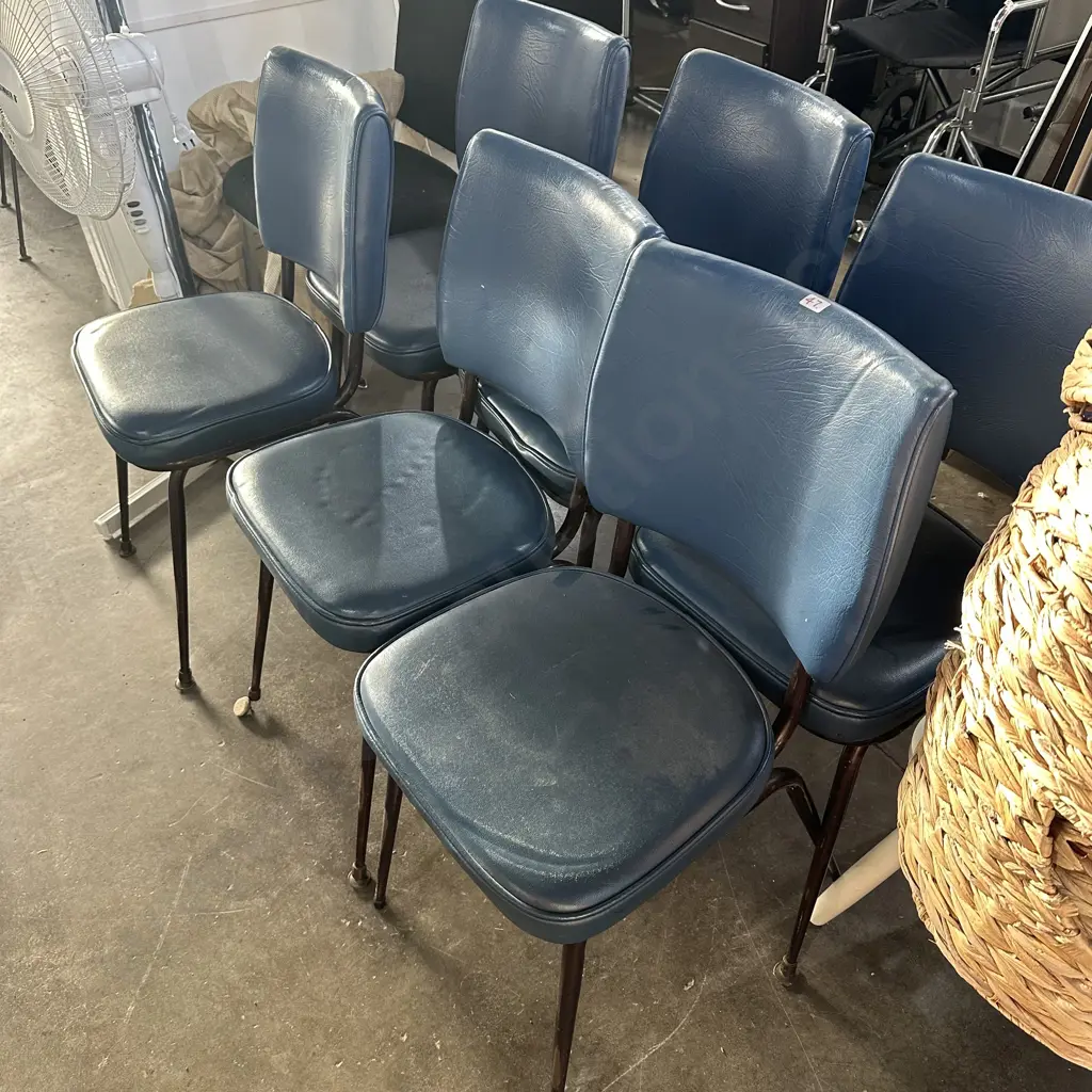 Set of 6 retro kitchen chairs Image 1++
