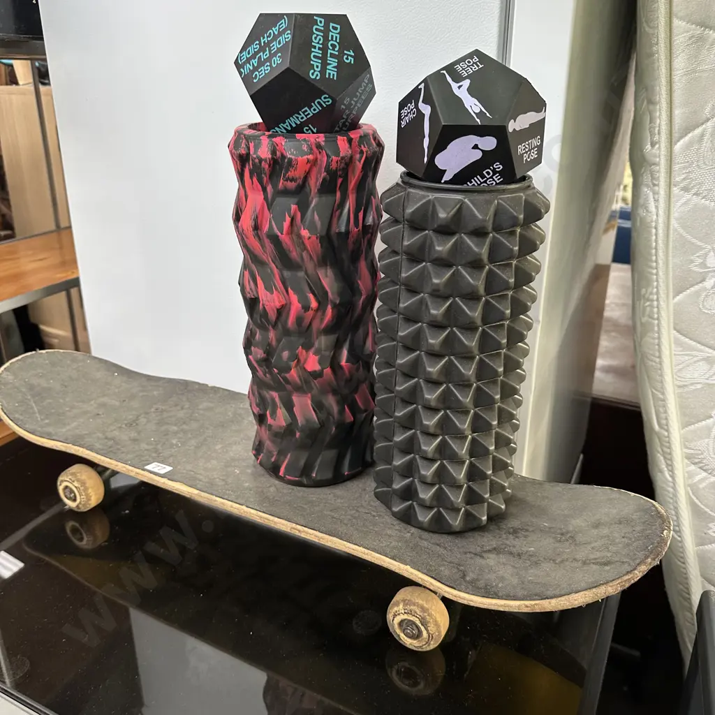 Skateboard and fitness items Image 1++