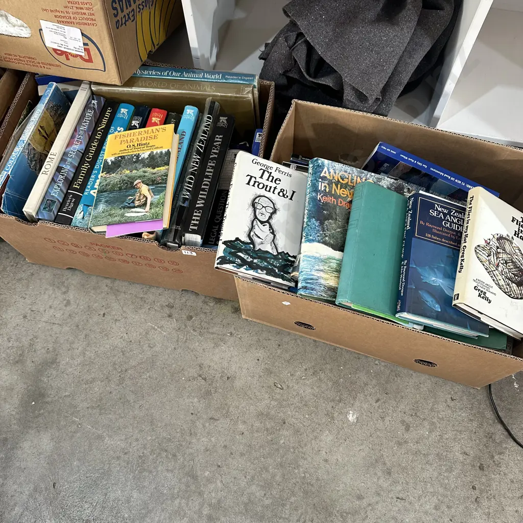 2 box books inc Trout books Image 1++