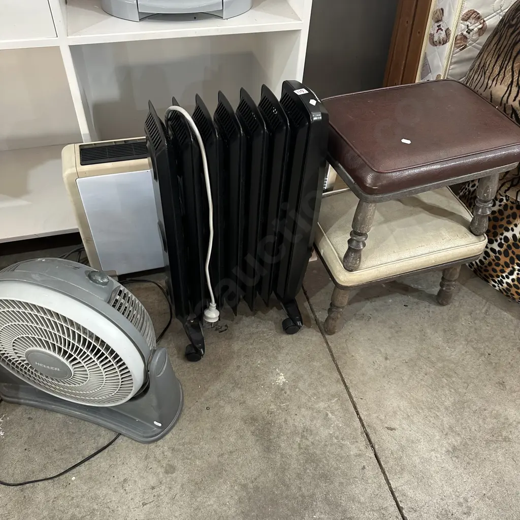 foot rests, heaters and fan Image 1++