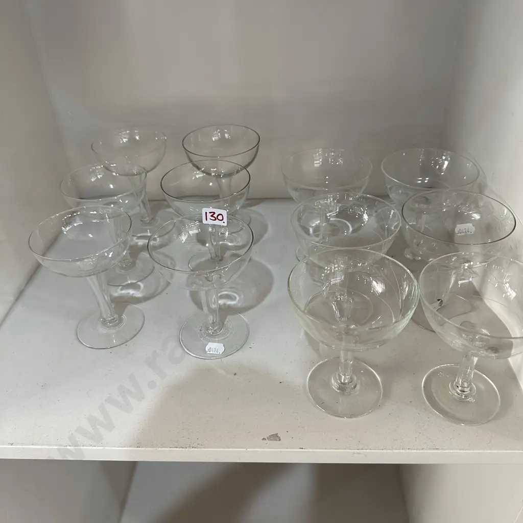 hollow steam champagne glasses Image 1++
