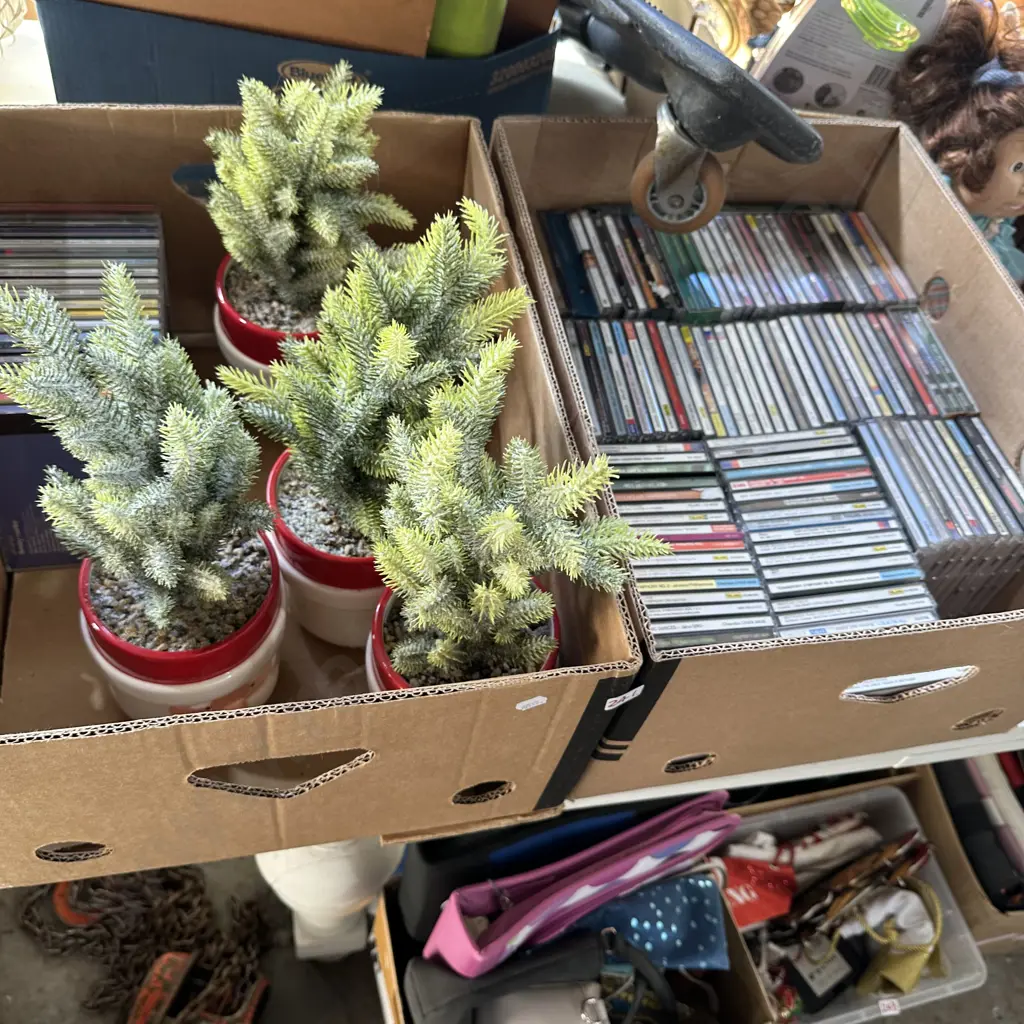 2 box CDs and plants Image 1++