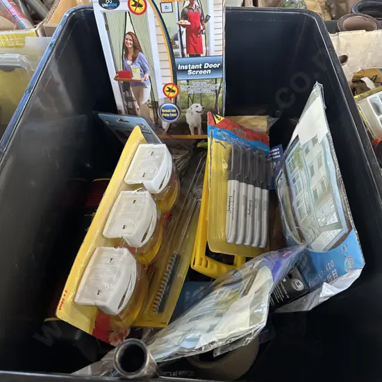 Bin of new items
