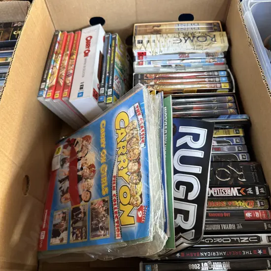 DVDs and mags