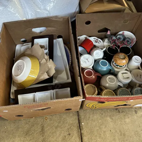 2 box crockery