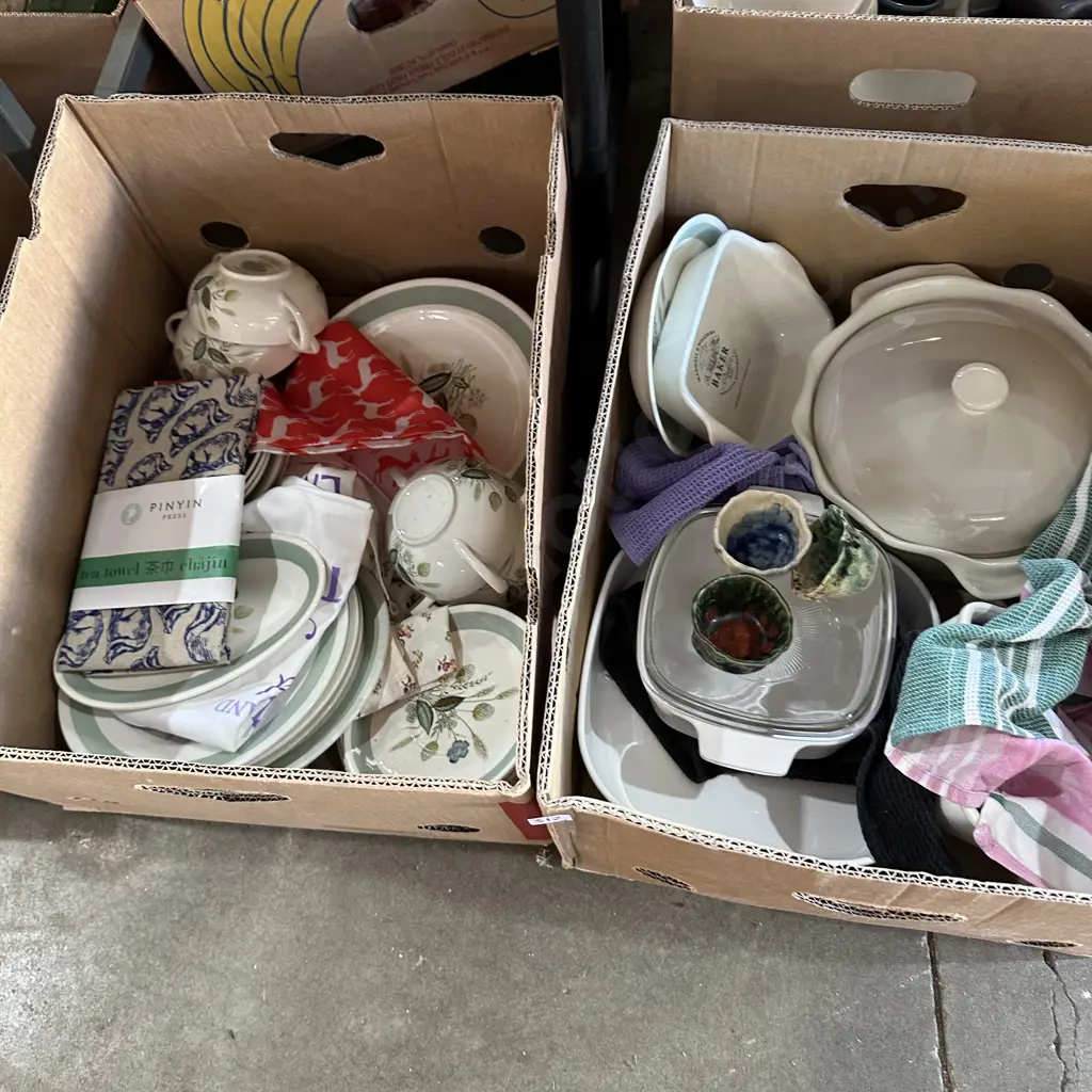 2 box woods ware etc Image 1++