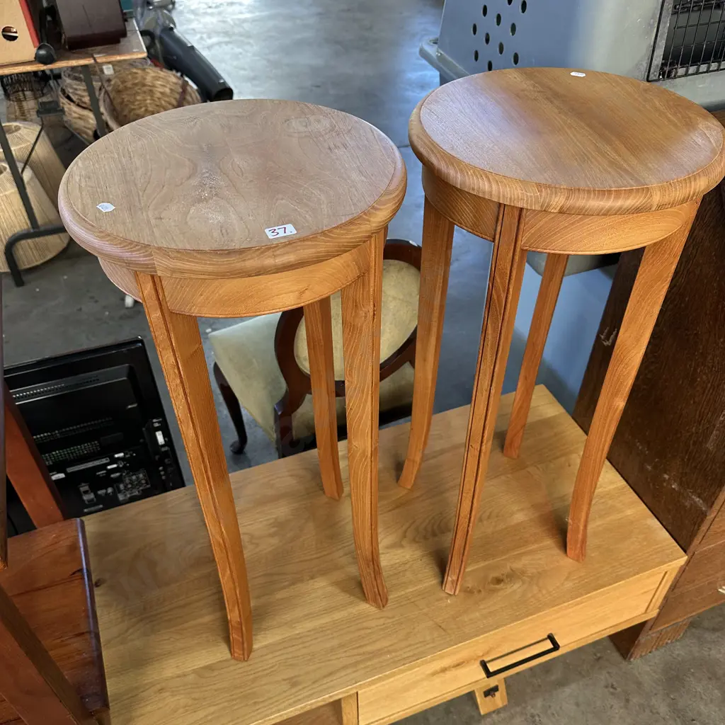 Pr of  Rimu custom made Plant stands Image 1++