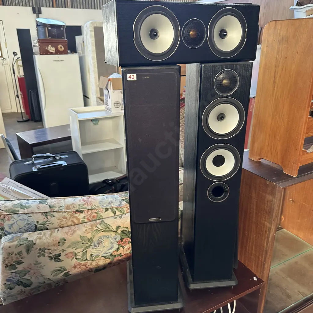 Monitor Audio speakers and cable Image 1++