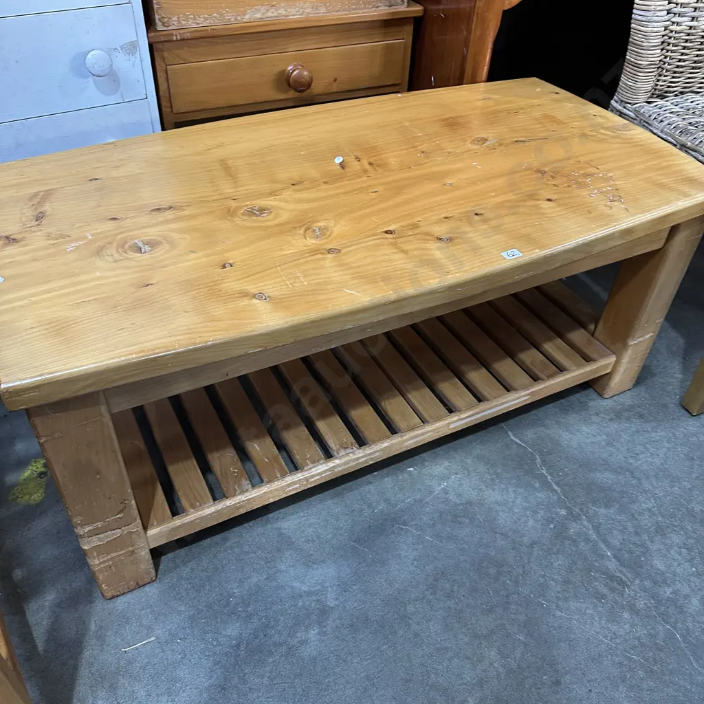 Macrocarpa coffee table Image 1++