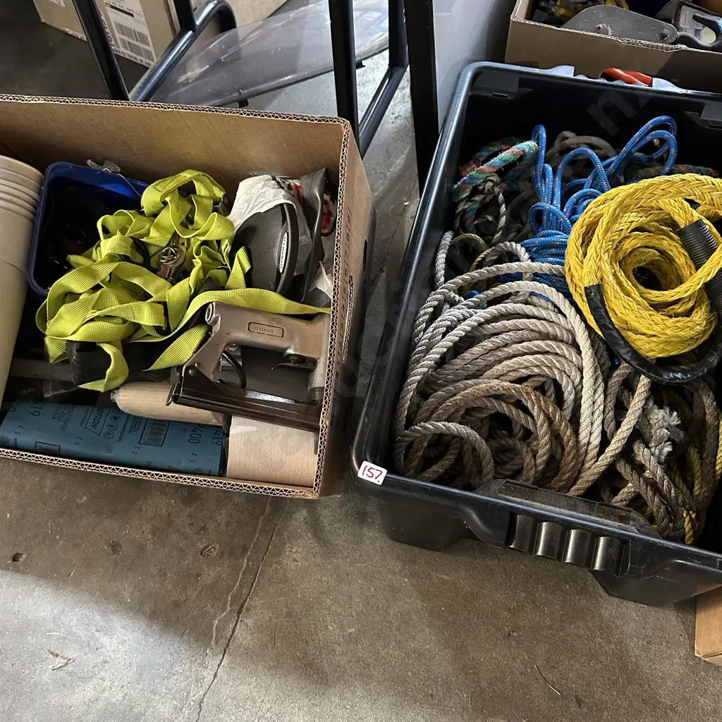 Bin and box ropes etc Image 1++