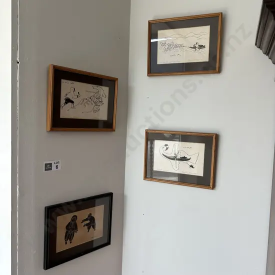Eskimo art x 4