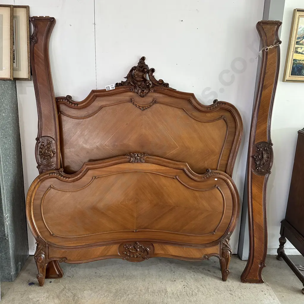 French bed ends and frame (double) Image 1++