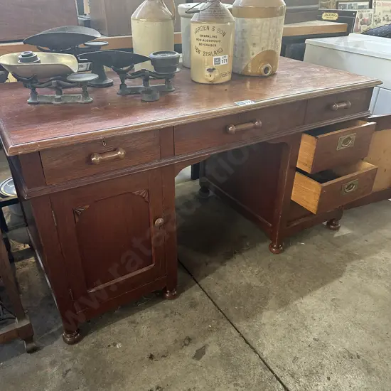 Solid wooden desk