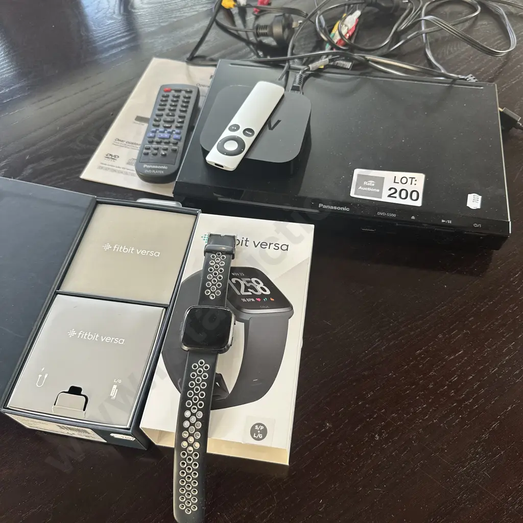 DVD, Apple TV, fitbit versa Image 1++