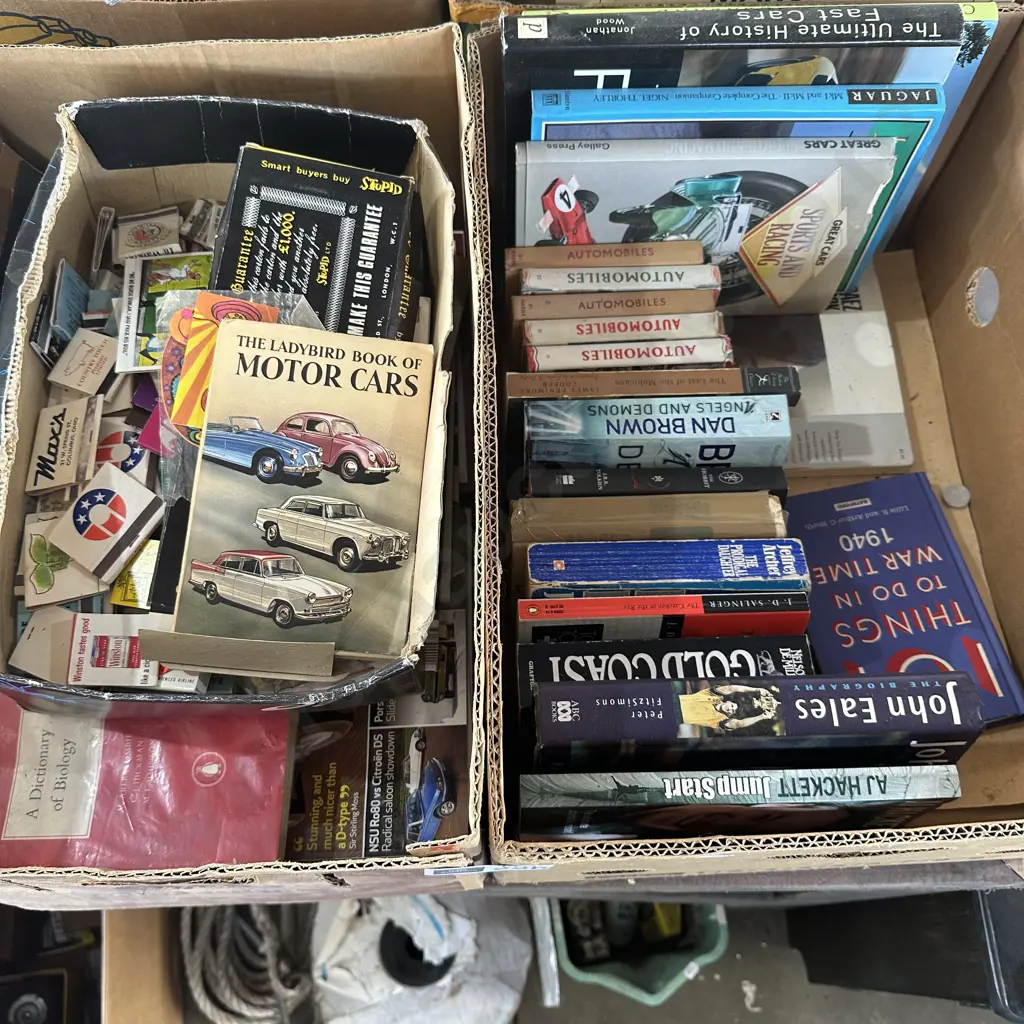 2 box books, match box collection Image 1++