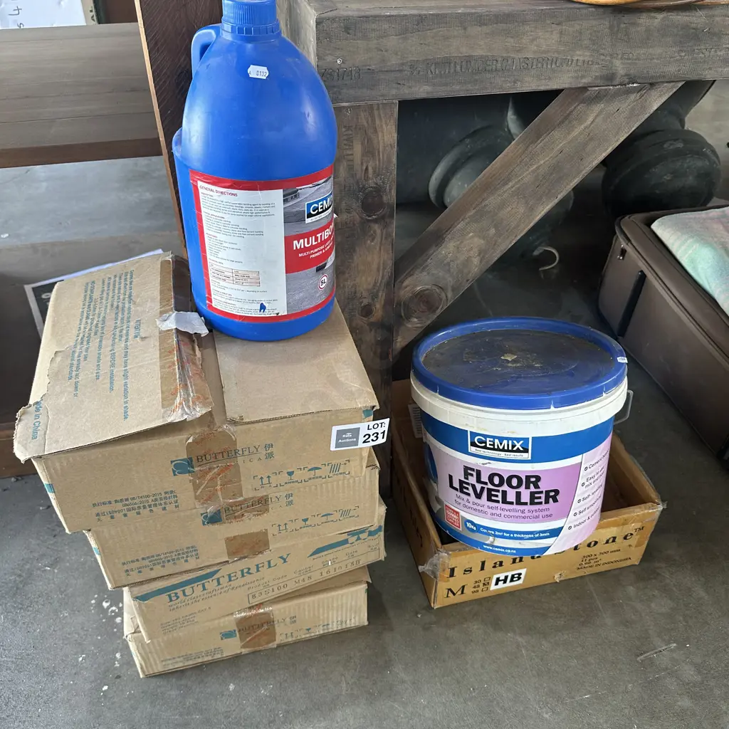 Tiles and floor leveling compound Image 1++