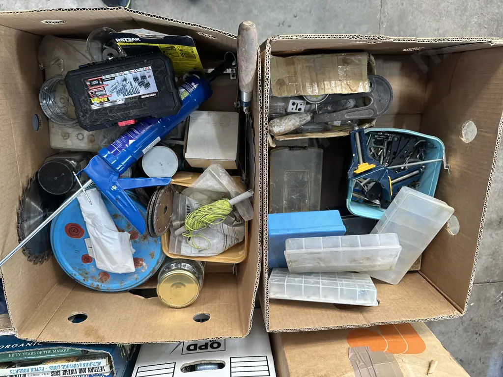 2 boxes tools and hardware Image 1++