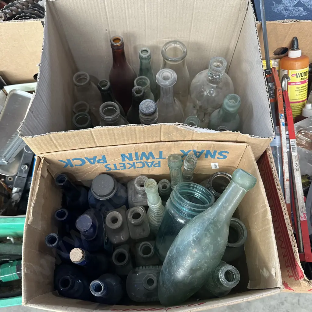 2 box old bottles Image 1++
