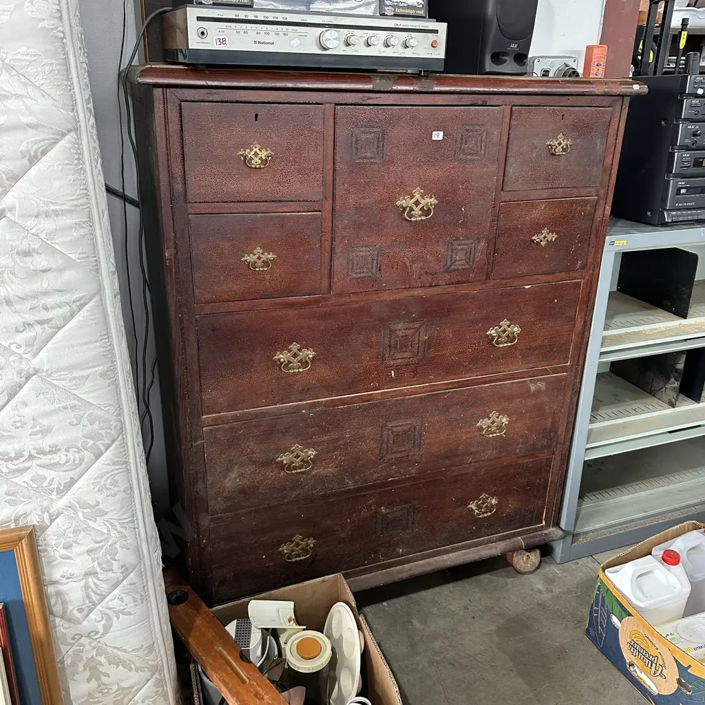 Large Kauri colonial restorers scotch chest Image 1++
