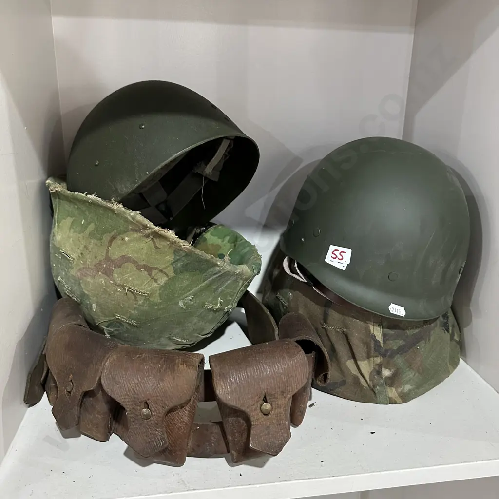Army hats and amo belt Image 1++