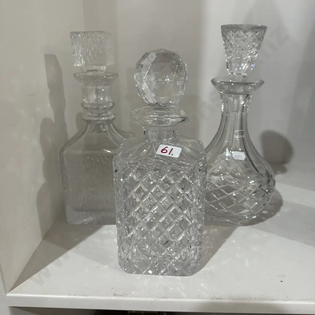 3 x decanters Image 1++