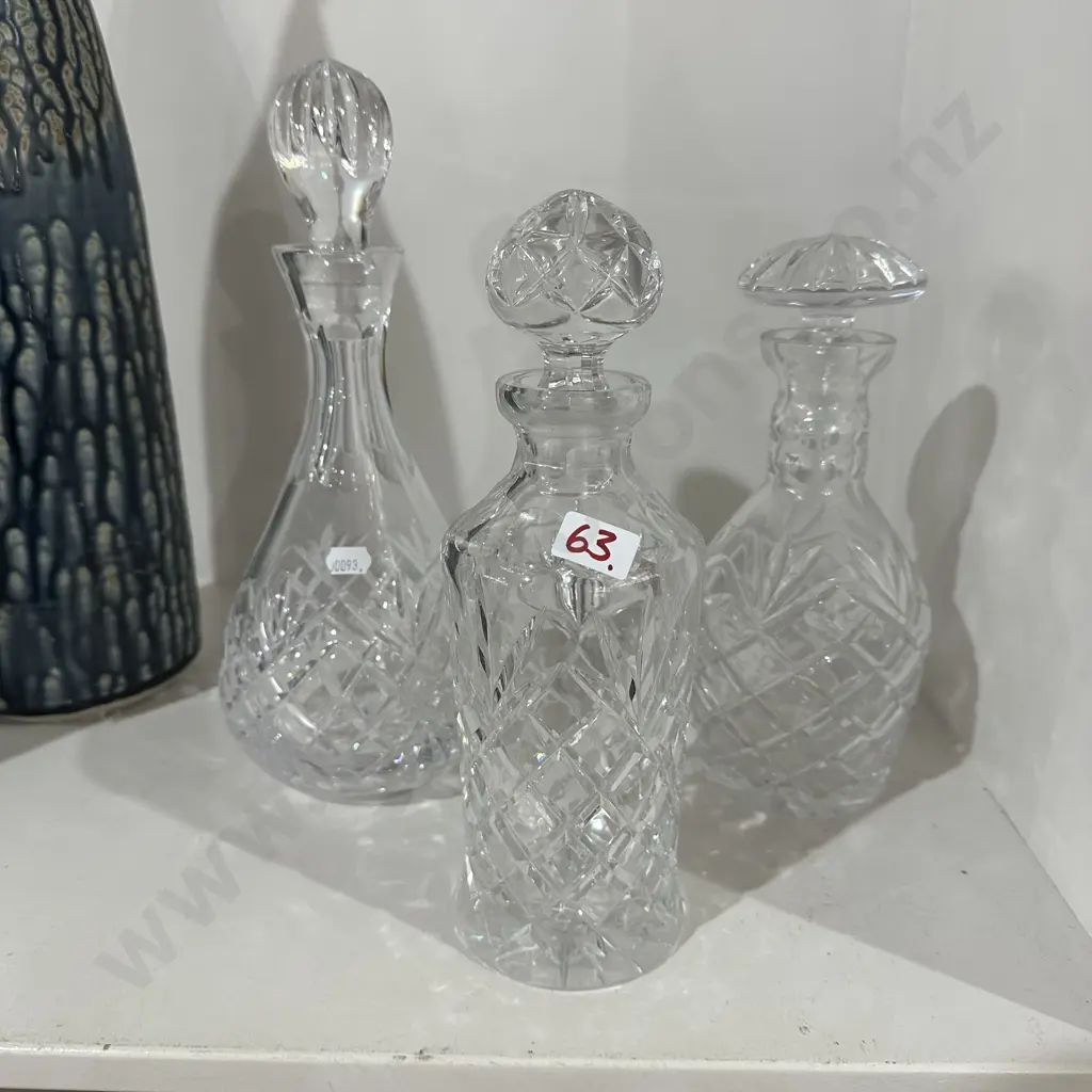 3 x decanters Image 1++