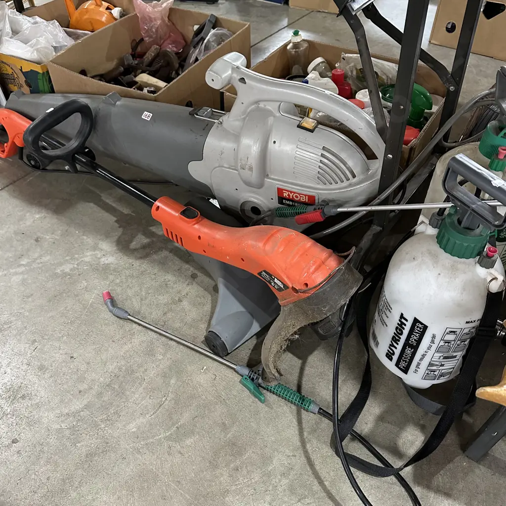 vac, strimmer, sprayers, heater Image 1++