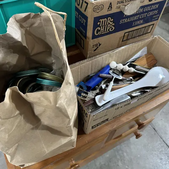 Utensils etc