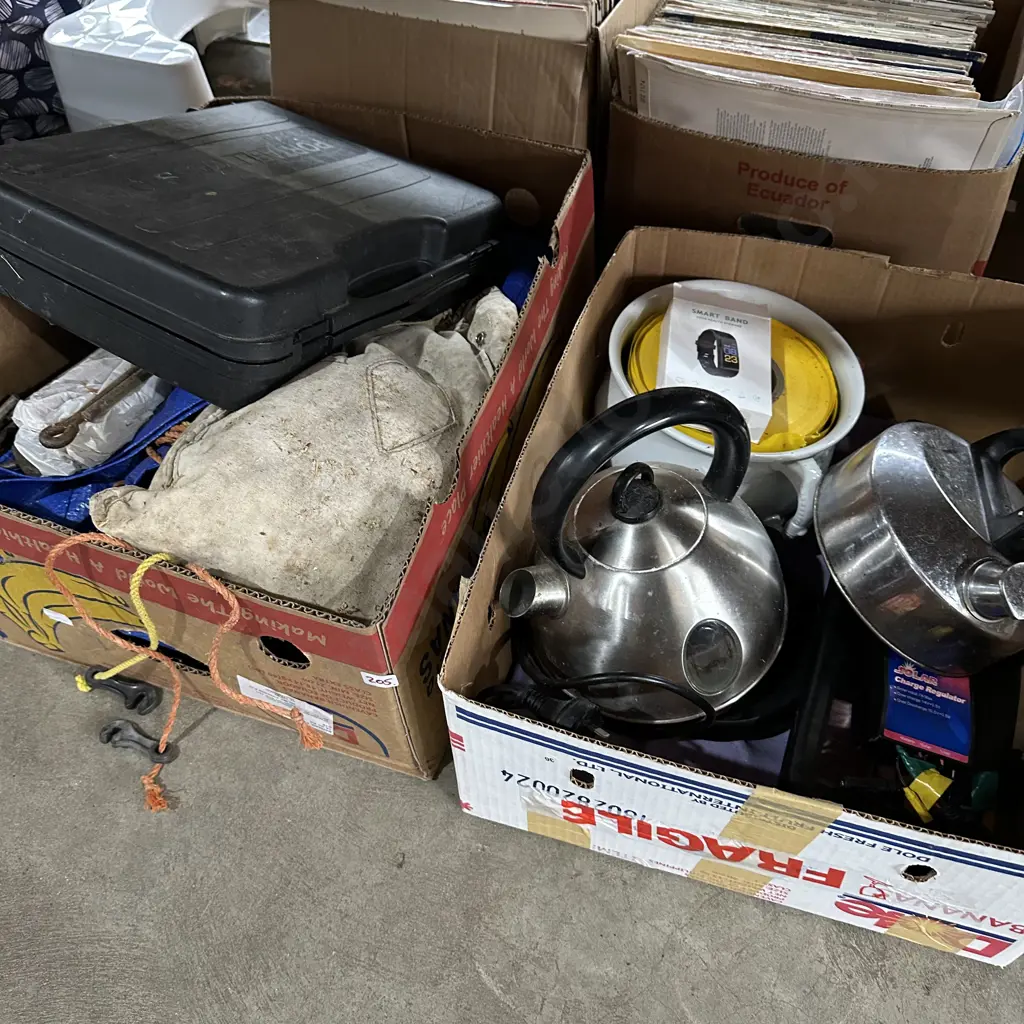 2 box camping gear etc Image 1++