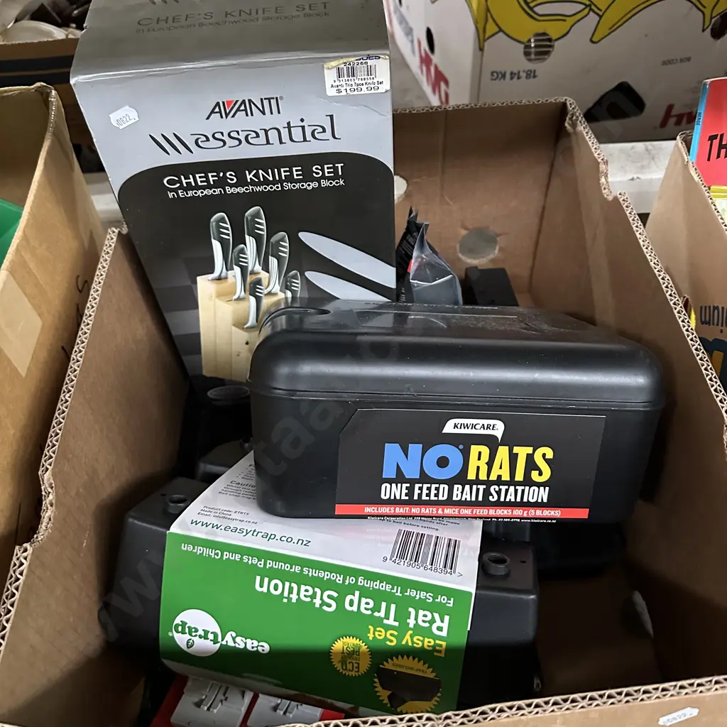 Rat traps and knife set Image 1++