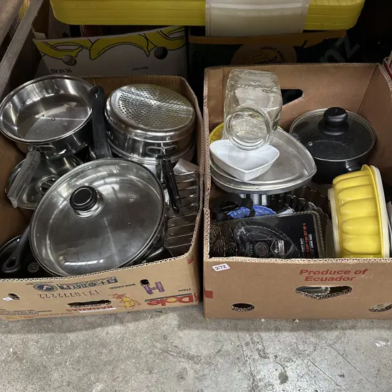 2 box kitchenware