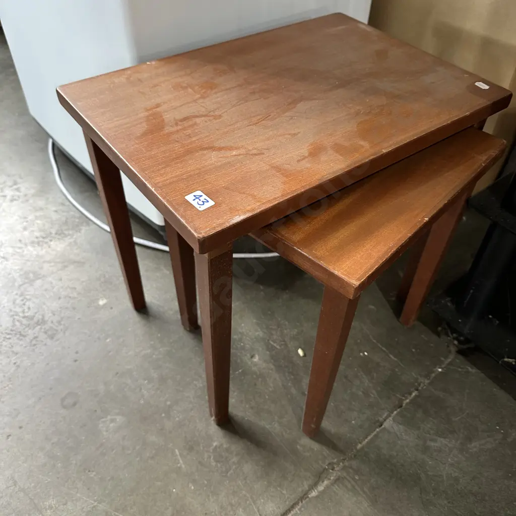 2 mid century side tables Image 1++