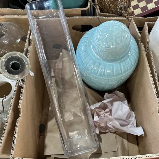 Ginger jar and vase