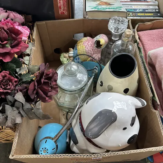 Jars and vases etc