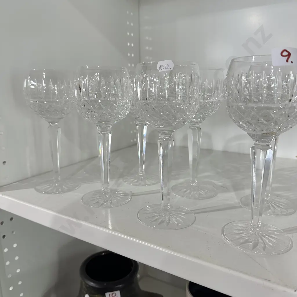 8 Waterford wine glasses Image 1++