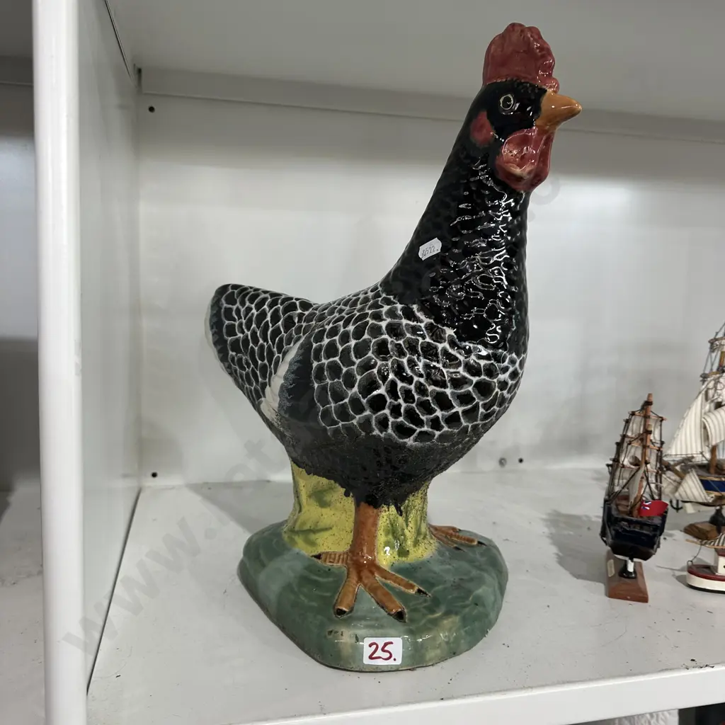 Ceramic garden Hen 40cm Image 1++