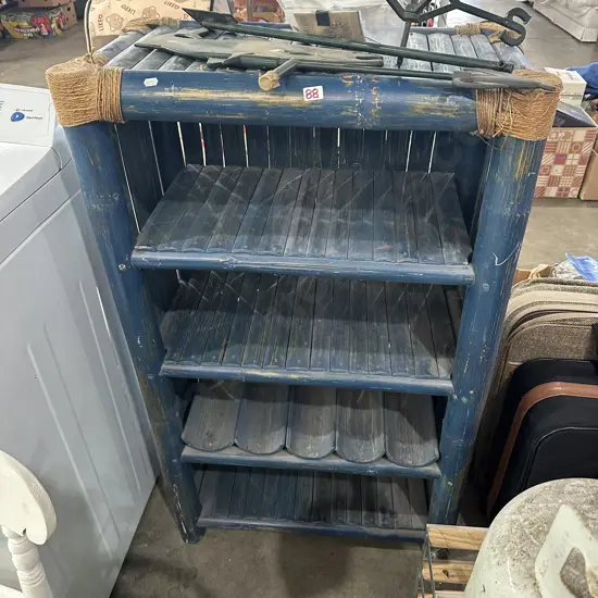 Bamboo shelf unit