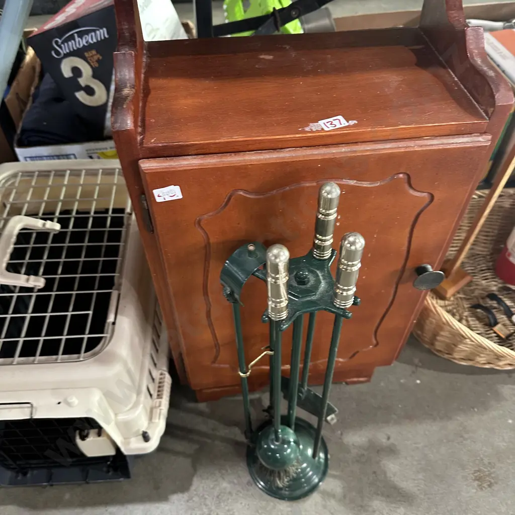Cupboard and fire tools Image 1++