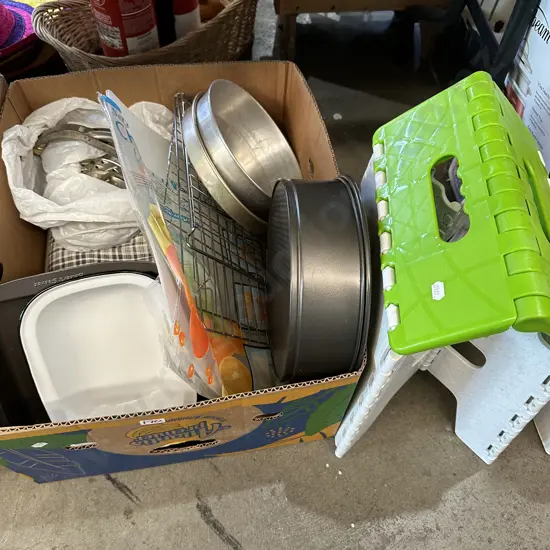 Bakeware and stool