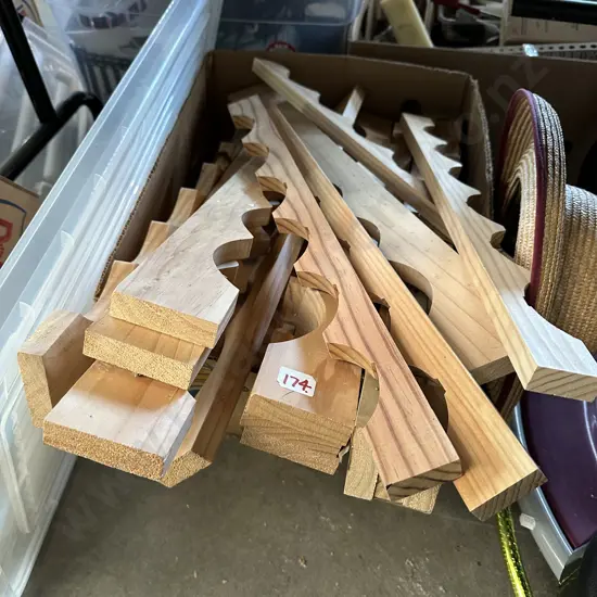 Wooden wine rack