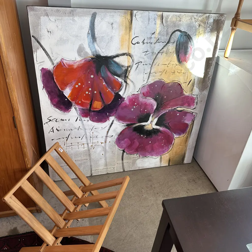 Painting plus Rimu mag rack Image 1++