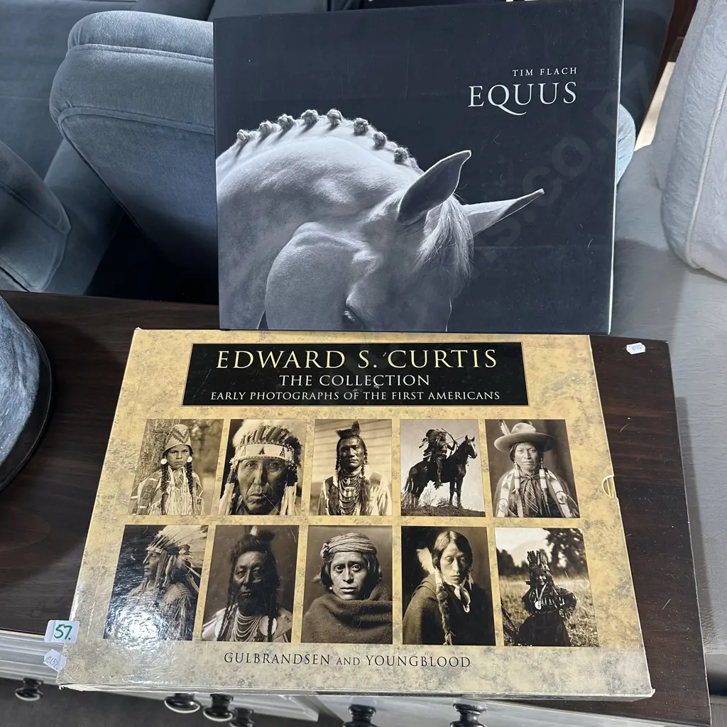 Tim Flach Equus book plus early Indian book Image 1++