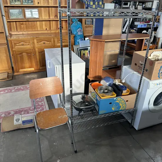 Shelf and chair