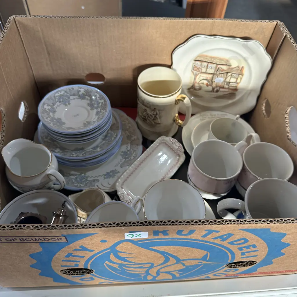 Box china including Masons,Salisbury Image 1++