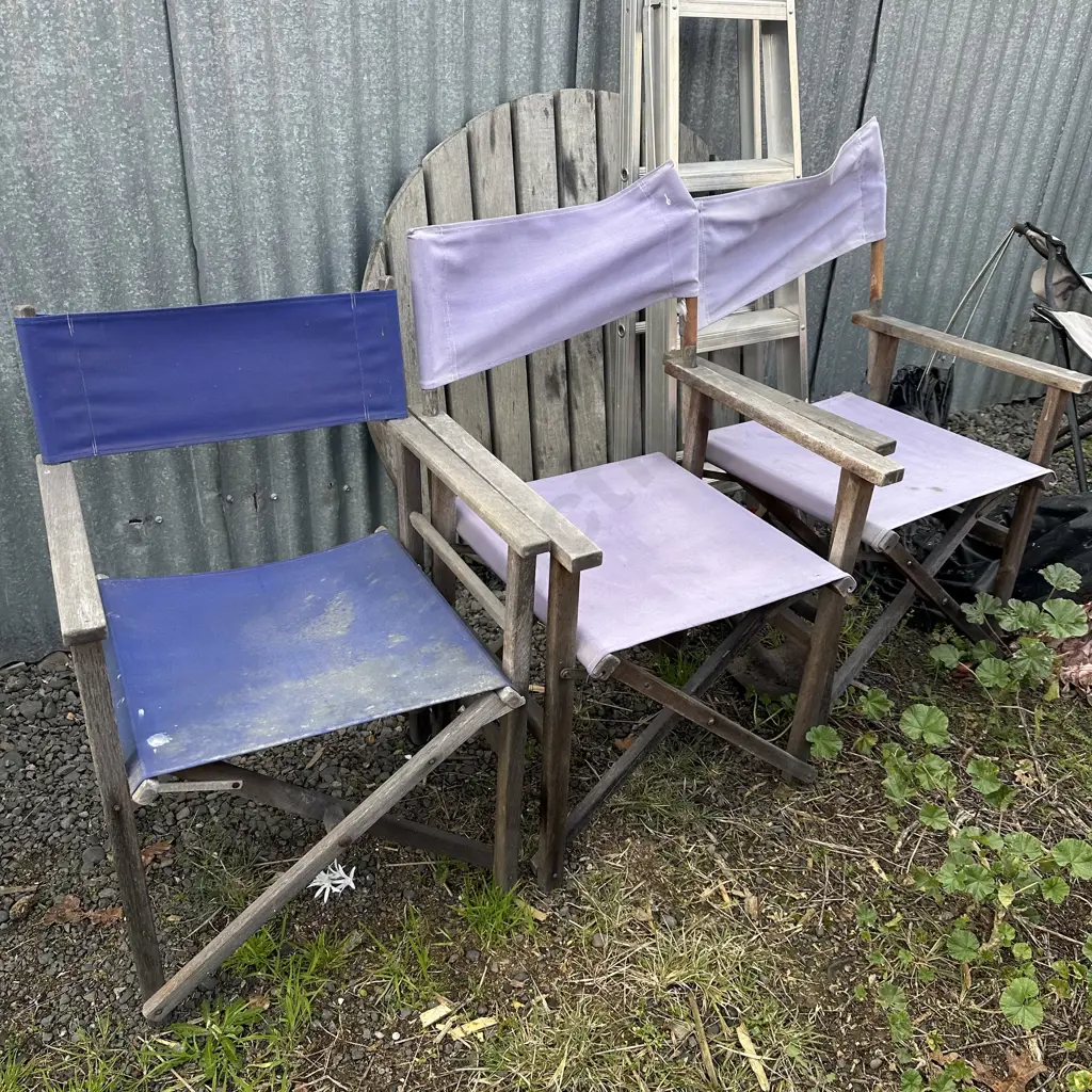 garage shelf, 2 sets of drawers and 3 folding chairs Image 1++