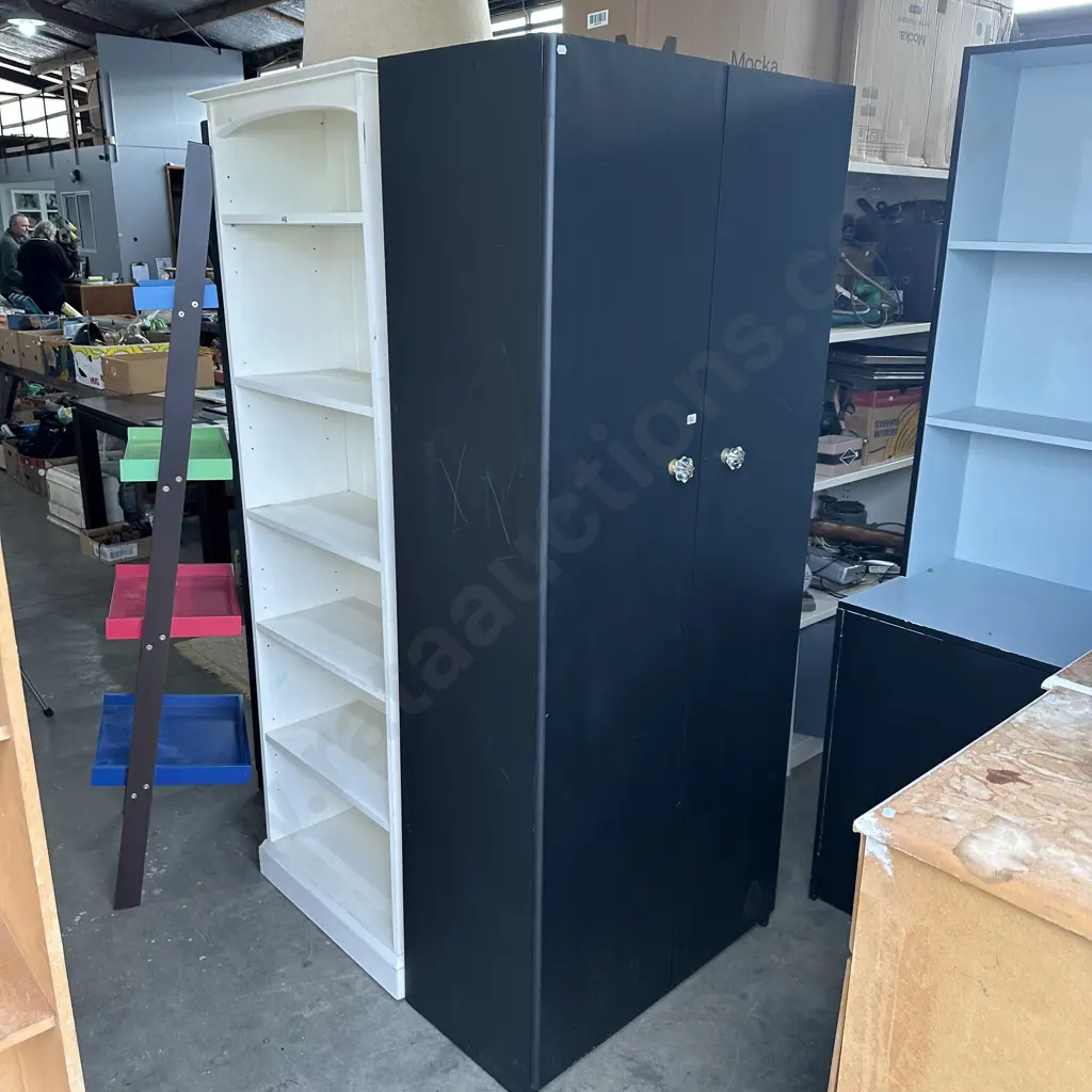 Painted custom wood cupboard Image 1++